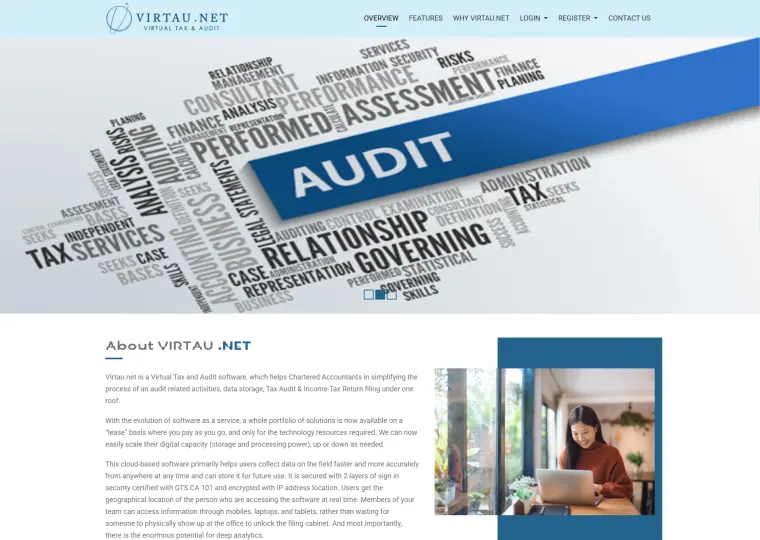 Virtua.net website interface